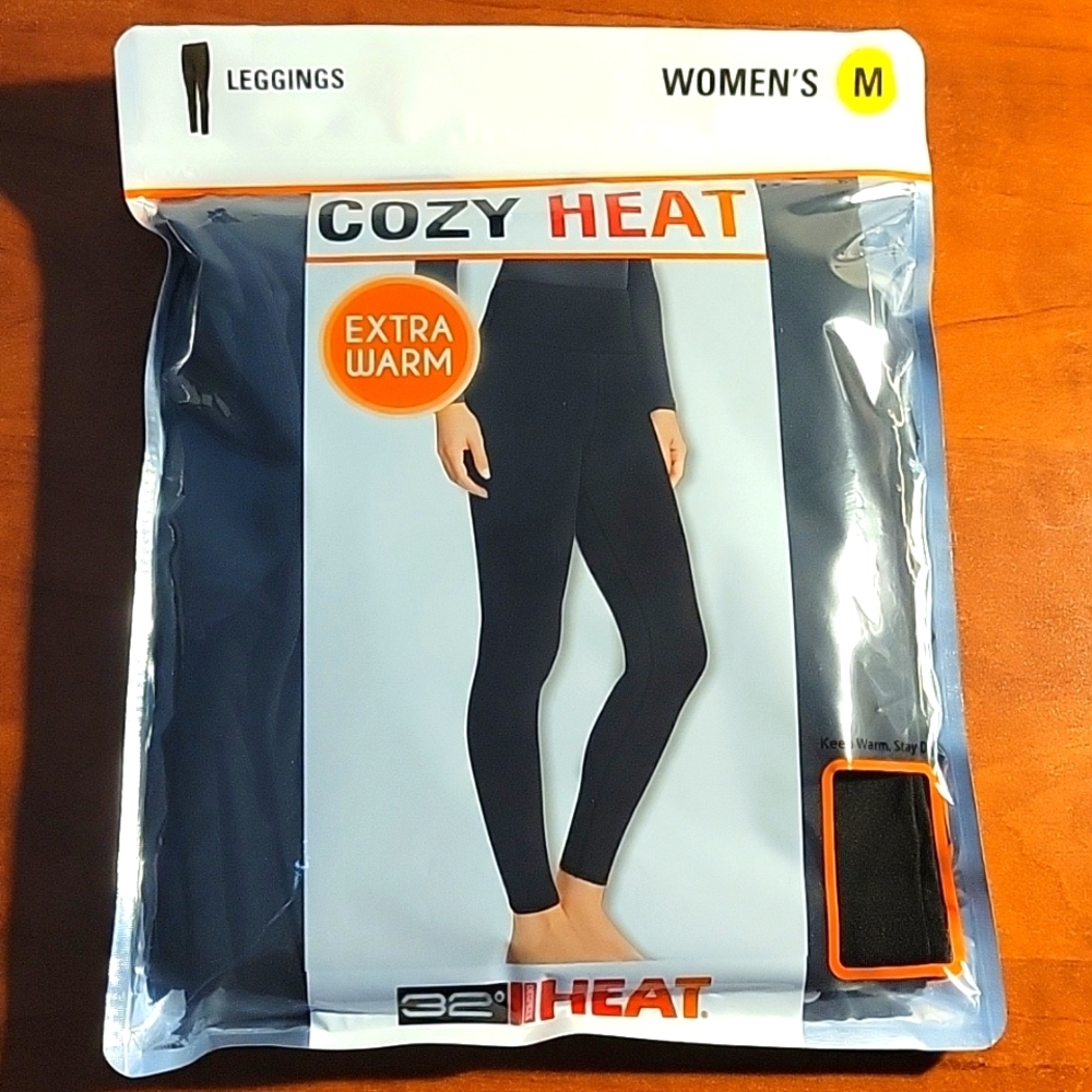 32 Degrees Women's Black Leggings New